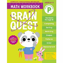 Brain Quest Math Workbook: Pre-Kindergarten