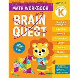 Brain Quest Math Workbook: Kindergarten