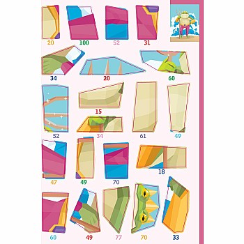 Learn by Sticker: More Addition & Subtraction: Use Math to Create 10 Fantasy Animals!