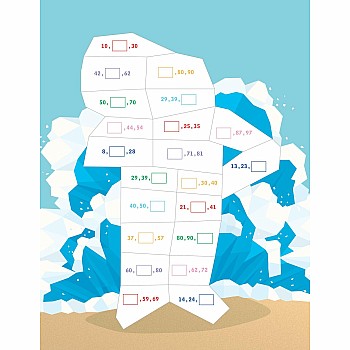 Learn by Sticker: More Addition & Subtraction: Use Math to Create 10 Fantasy Animals!