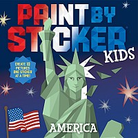 Paint by Sticker Kids: America: Create 10 Pictures One Sticker at a Time!