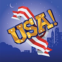 Paint by Sticker Kids: America: Create 10 Pictures One Sticker at a Time!