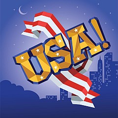 Paint by Sticker Kids: America: Create 10 Pictures One Sticker at a Time!