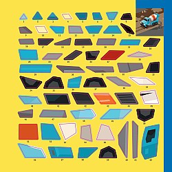 Paint by Sticker Kids: Trucks, Trains & More