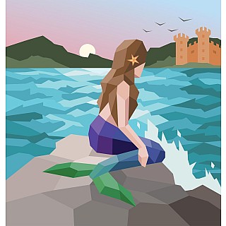 Paint by Sticker Kids: Fairytale Magic: Create 10 Pictures One Sticker at a Time! Includes Foil Stickers