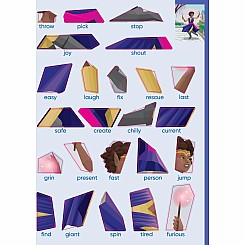 Learn by Sticker: Word Study: Use Phonics to Create 10 Mythical Creatures!