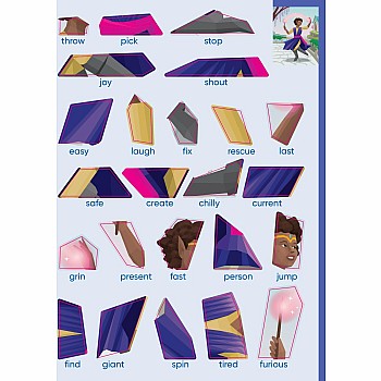 Learn by Sticker: Word Study: Use Phonics to Create 10 Mythical Creatures!