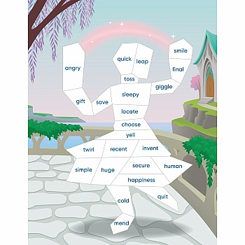 Learn by Sticker: Word Study: Use Phonics to Create 10 Mythical Creatures!