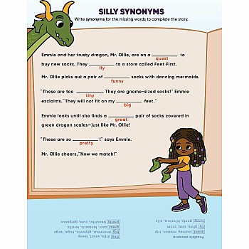 Learn by Sticker: Word Study: Use Phonics to Create 10 Mythical Creatures!