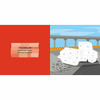 My First Paint by Sticker: Construction Site