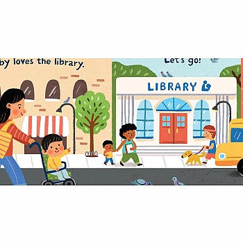 Indestructibles Baby Loves the Library (English)