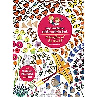 My Nature Sticker Activity Book Butterflies of the World: Coloring, Stickers and Quiz 