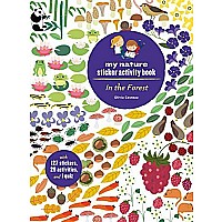 My Nature Sticker Activity Book In the Forest: Coloring, Stickers and Quiz