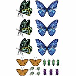 Fluttery, Friendly Tattoo Butterflies and Other Insects: 81 Temporary Tattoos That Teach