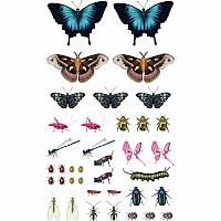 Fluttery, Friendly Tattoo Butterflies and Other Insects: 81 Temporary Tattoos That Teach