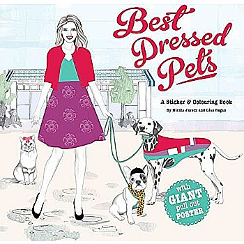 Best-Dressed Pets: A Sticker and Coloring Book