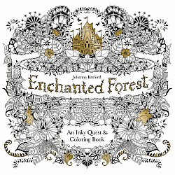 Enchanted Forest: An Inky Quest and Coloring Book for Adults