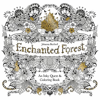 Enchanted Forest: An Inky Quest and Coloring Book for Adults