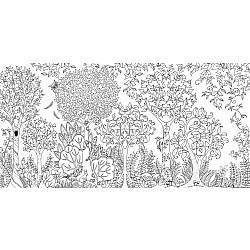 Enchanted Forest: An Inky Quest and Coloring Book for Adults