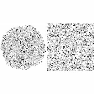 Miniature Secret Garden: A pocket-sized coloring book for adults