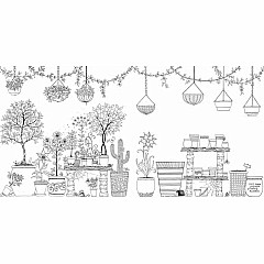 Miniature Secret Garden: A pocket-sized coloring book for adults
