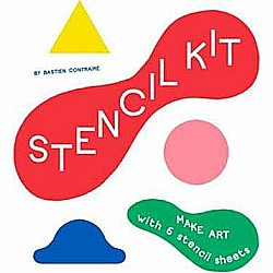 Stencil Kit: Blue Smile, Red Apple, Yellow Snake...