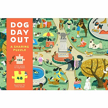 Laurence King "Dog Day Out" (180 pc Family Puzzle)