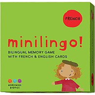Minilingo French / English Bilingual Flashcards: Bilingual memory game with French & English cards