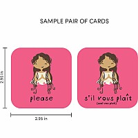 Minilingo French / English Bilingual Flashcards: Bilingual memory game with French & English cards