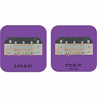 Minilingo French / English Bilingual Flashcards: Bilingual memory game with French & English cards