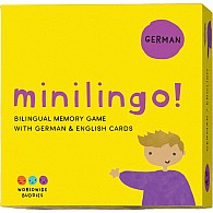 Minilingo German / English Bilingual Flashcards: Bilingual memory game with German & English cards