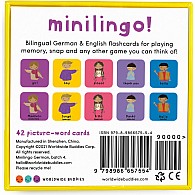 Minilingo German / English Bilingual Flashcards: Bilingual memory game with German & English cards