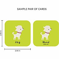 Minilingo German / English Bilingual Flashcards: Bilingual memory game with German & English cards