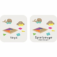 Minilingo German / English Bilingual Flashcards: Bilingual memory game with German & English cards