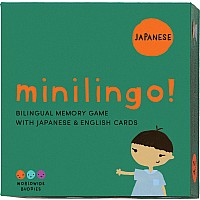 Minilingo Japanese / English Bilingual Flashcards: Bilingual memory game with Japanese & English cards