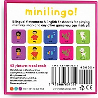 Minilingo Vietnamese / English Bilingual Flashcards: Bilingual memory game with Vietnamese & English cards