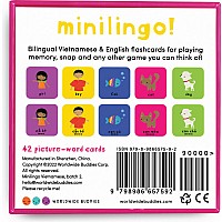 Minilingo Vietnamese / English Bilingual Flashcards: Bilingual memory game with Vietnamese & English cards