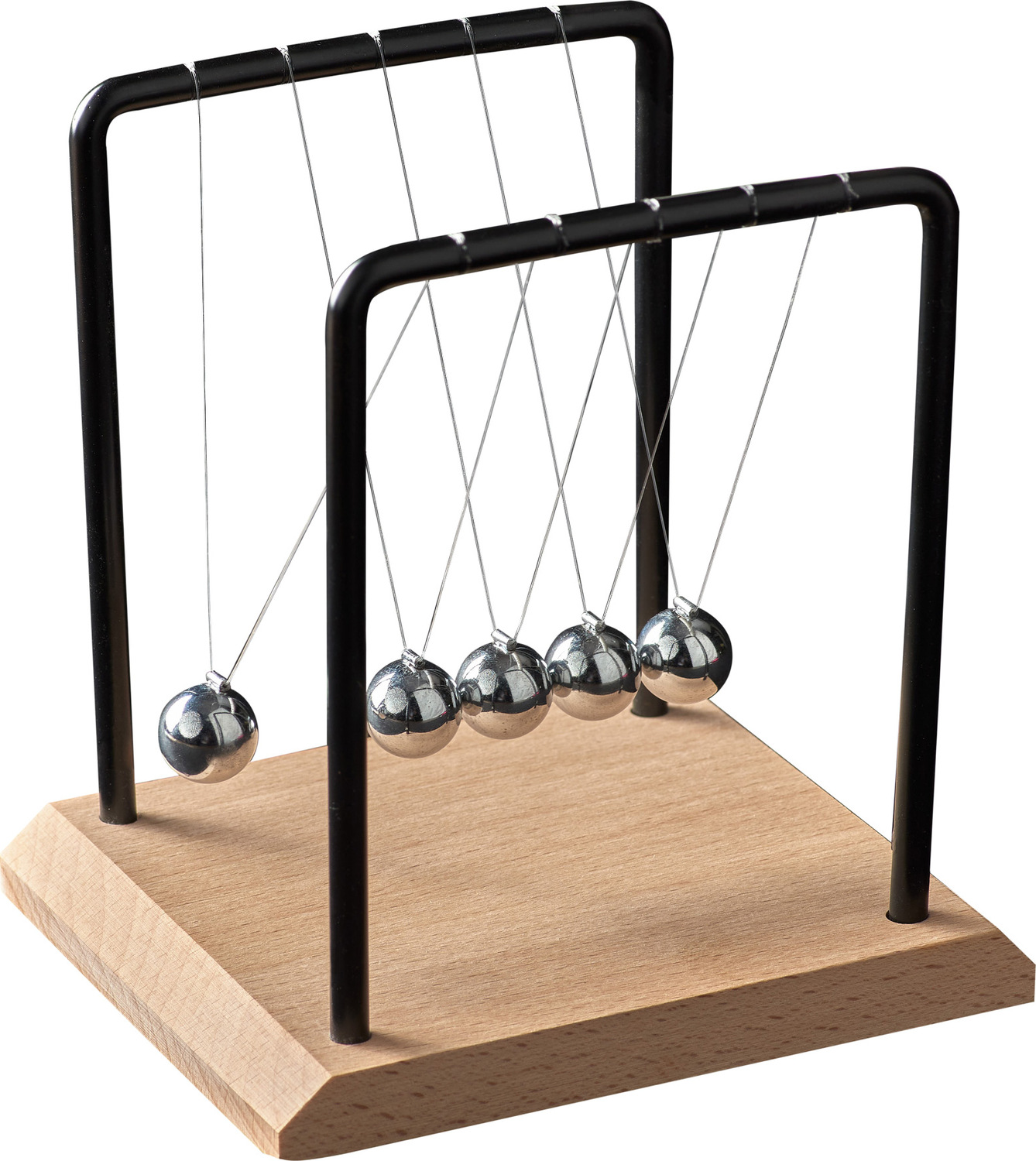 Newtons Cradle Beach Timber (14cm) - Heebie Jeebies - Dancing