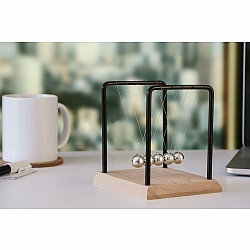 Beach Timber Newtons Cradle