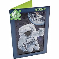 40 pc Jigsaw Puzzle Card Astronaut