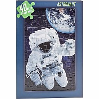   40 pc Jigsaw Puzzle Card Astronaut
