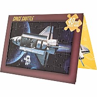   40 pc Space Shuttle Jigsaw Card