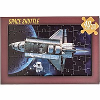   40 pc Space Shuttle Jigsaw Card