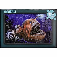  40 pc Angler Fish Jigsaw Card