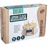 Lemon Pwered LCD Clock