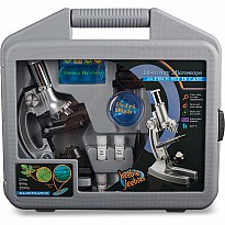 Microscope set with case