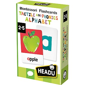 Montessori Flashcards Tactile and Phonics Alphabet