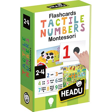 Flashcards Tactile Numbers Montessori