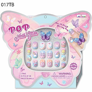 Pop Nail Glitz, Tie Dye Butterfly