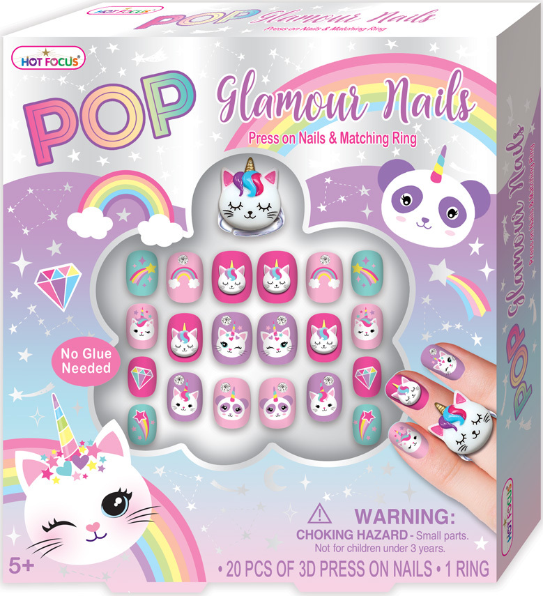 Pop Glamour Nails Caticorn